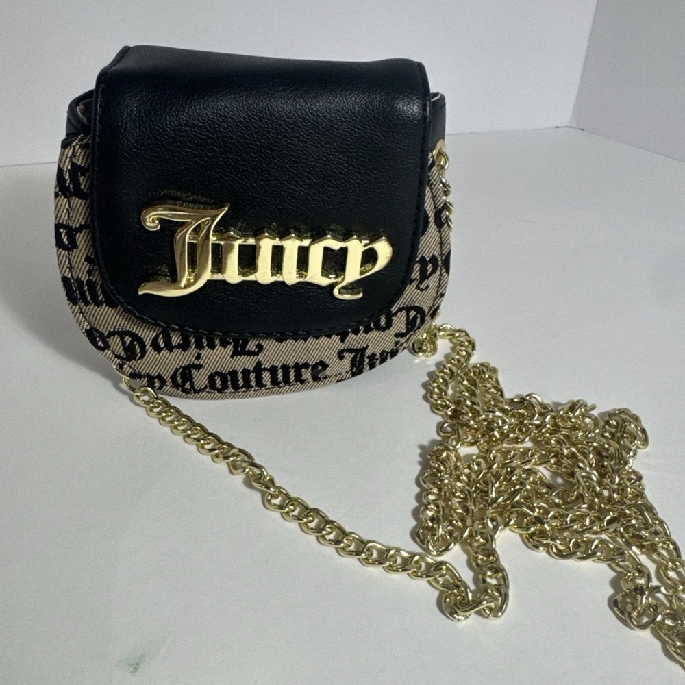 Juicy Couture Mini Crossbody Bag With Gold Chain GUC